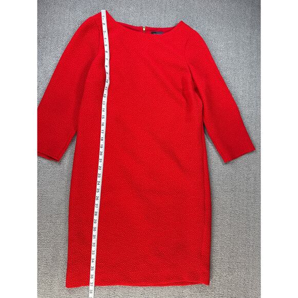 The Limited Dress Knee Length Red Career Cocktail Holiday Size Small Tall - Picture 7 of 8